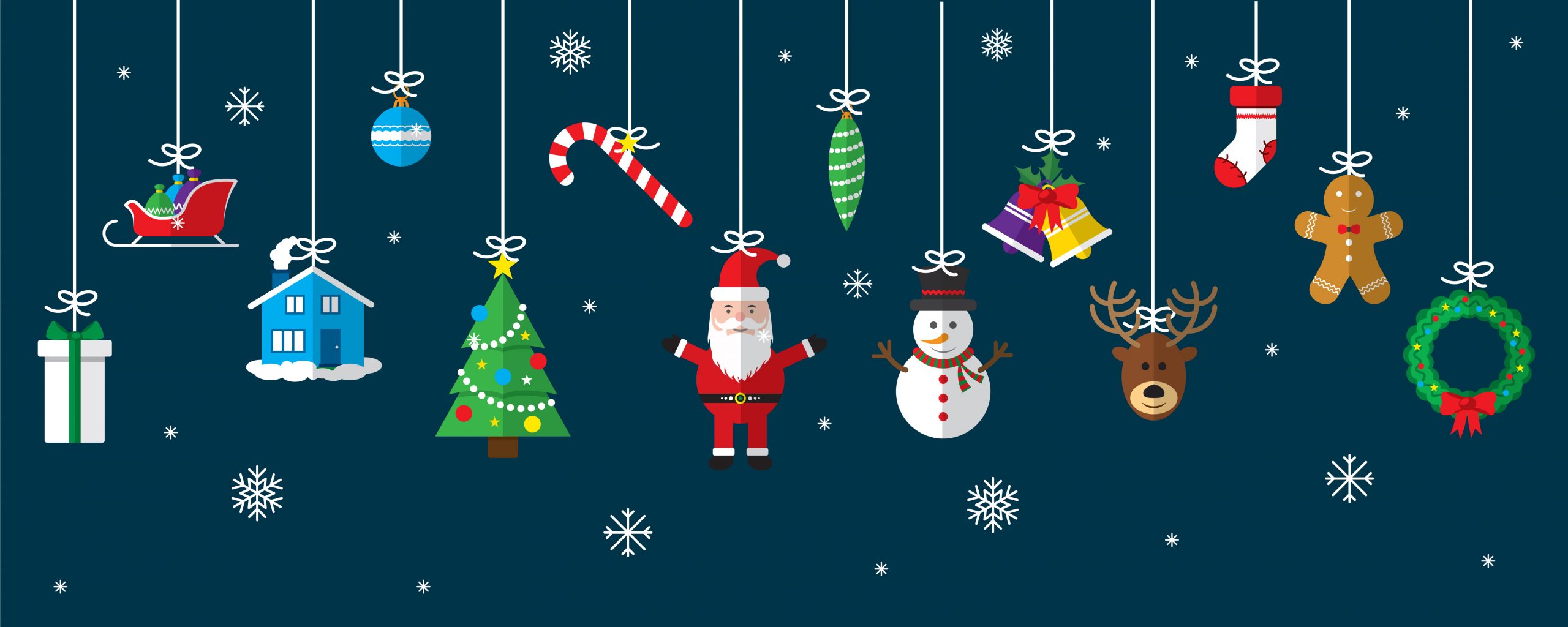 クリスマスをイメージした画像